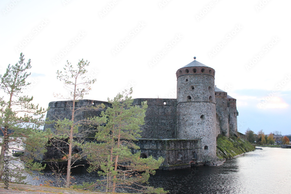Olavinlinna castle, Savonlinna, Finland.