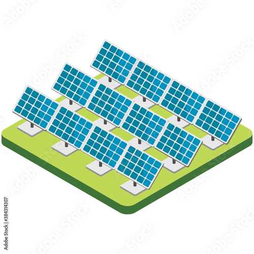 
Renewable energy from solar panel
