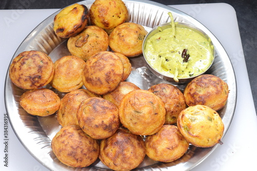 Indian Snack Gunta Ponganalu this is famous snack recipe in Telangana photo