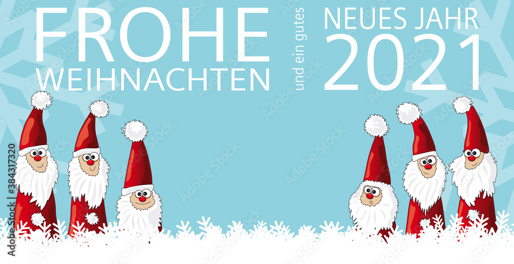 Weihnachtskarte Team Teamwork mit Schriftzug Frohe Weihnachten und 