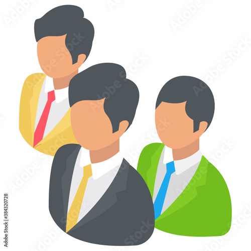 
A person involved in business, businessman 
