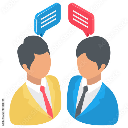 
A person involved in business, businessman 

