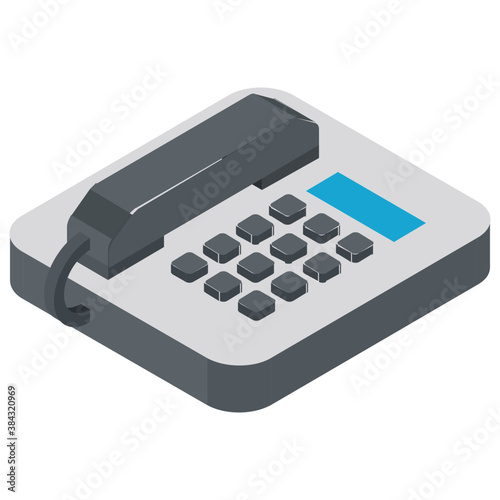 
A technology sophisticated office telephone 
