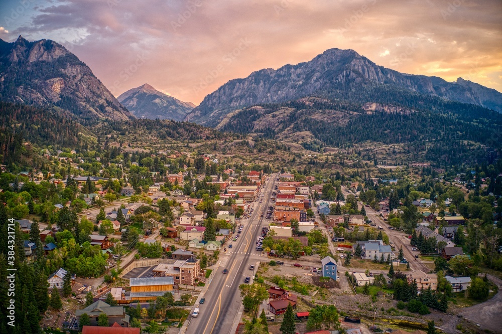 Ouray is a Tourist Mountain Town with a Hot Springs Aquatic Center