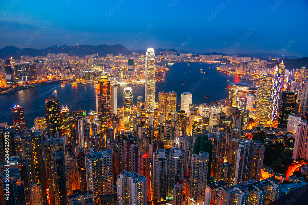 Hong Kong Skyline at Dusk Hong Kong Skyline at Dusk
