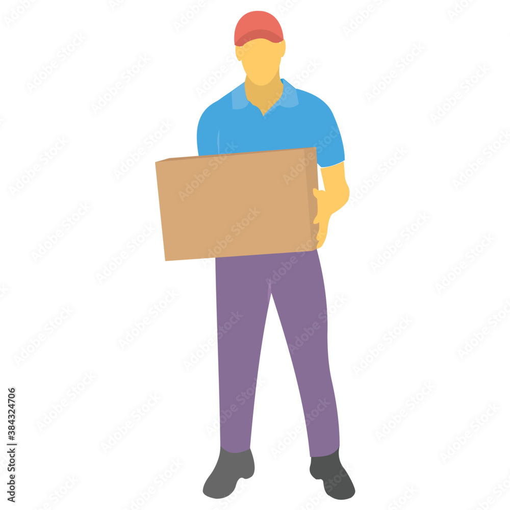 A man holding packed food, food delivery visual
A man holding packed food, food delivery visual