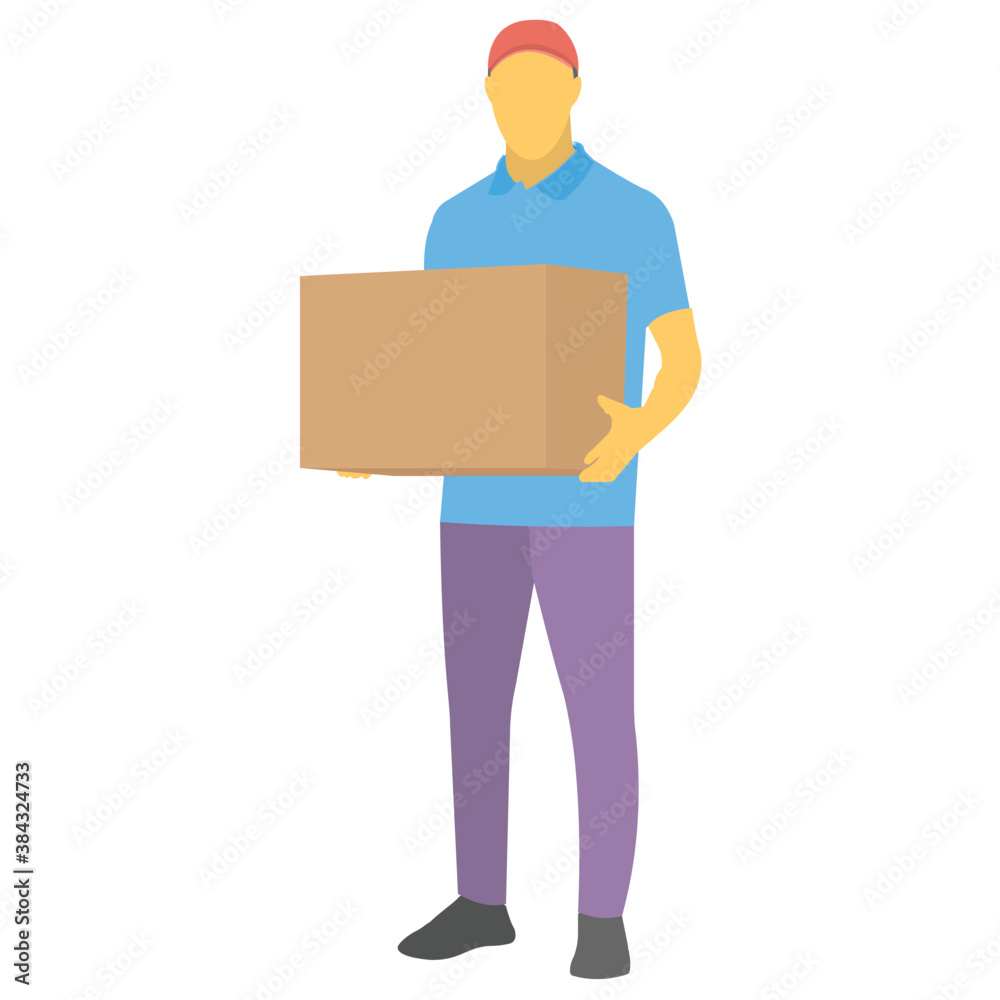 A man holding packed food, food delivery visual
A man holding packed food, food delivery visual