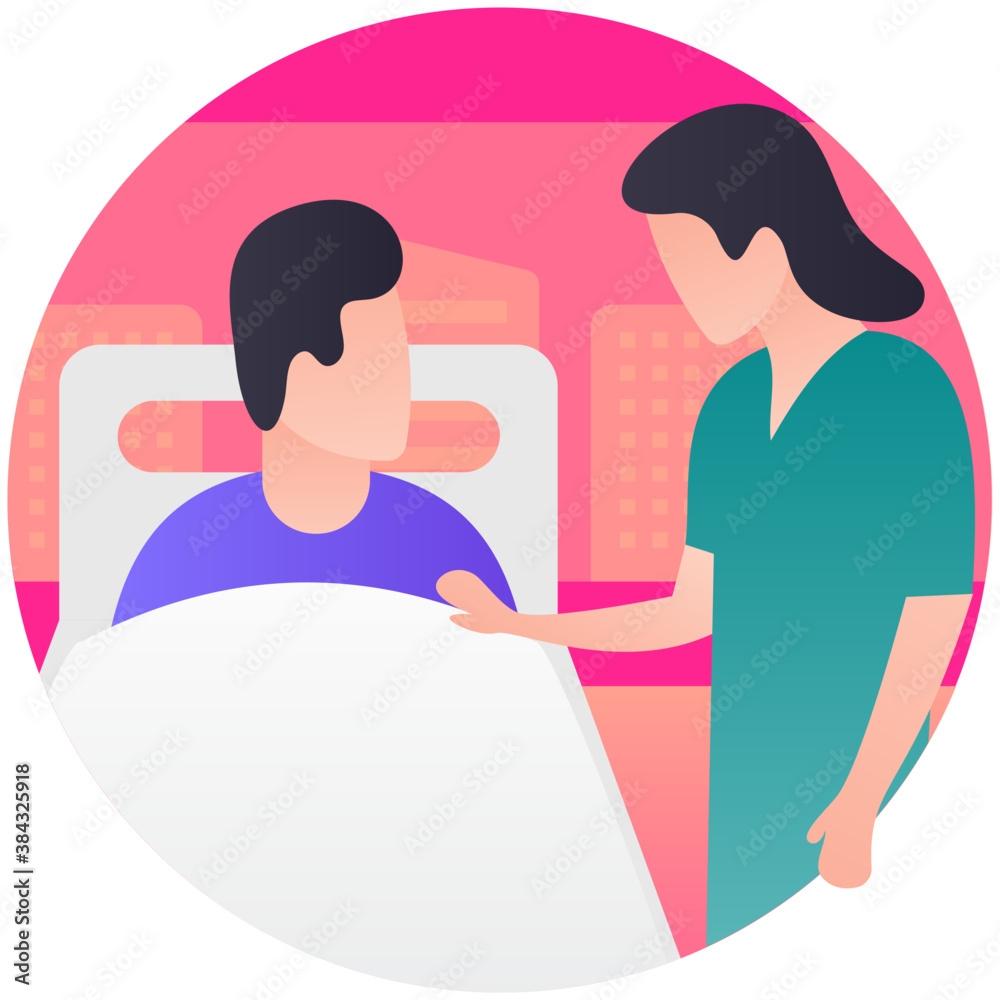 Female patient on bed with bottle stand in hospital
Female patient on bed with bottle stand in hospital