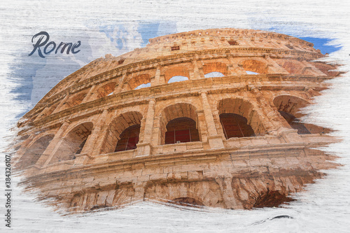 Big and stunning Colosseum ...