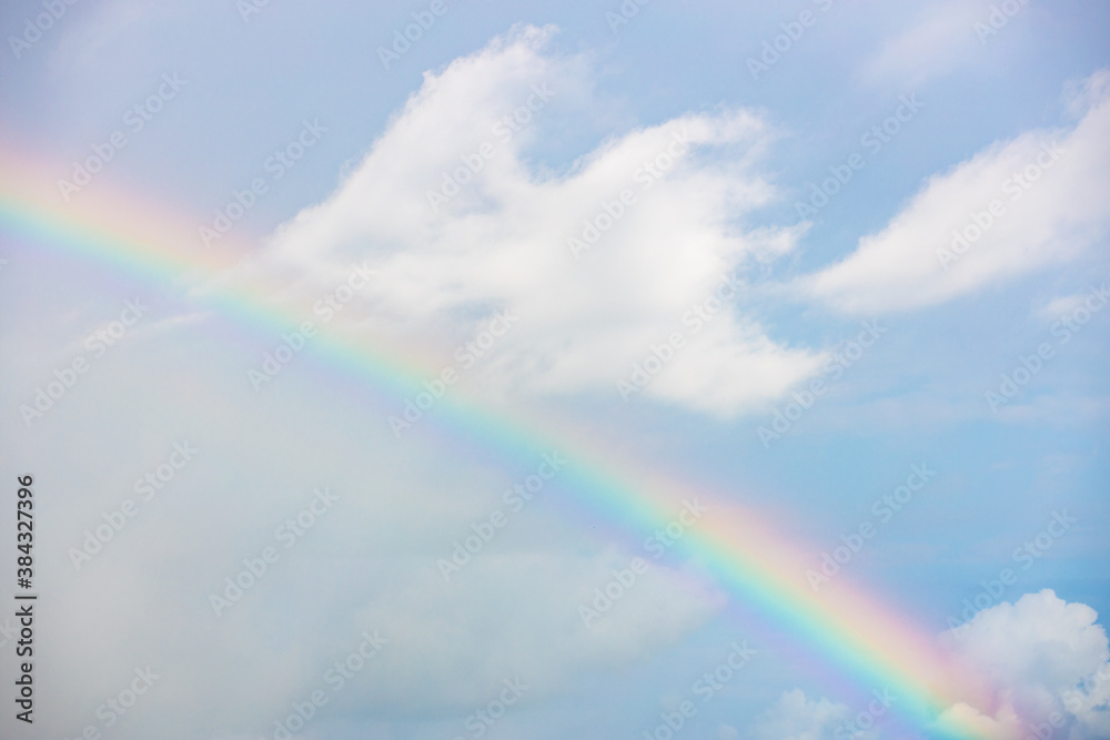The rainbow after the rain The rainbow after the rain