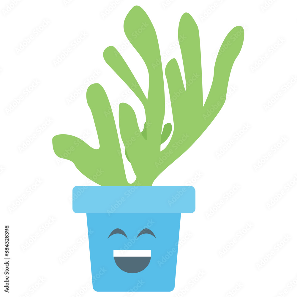A cactus emoticon with astonished face
A cactus emoticon with astonished face