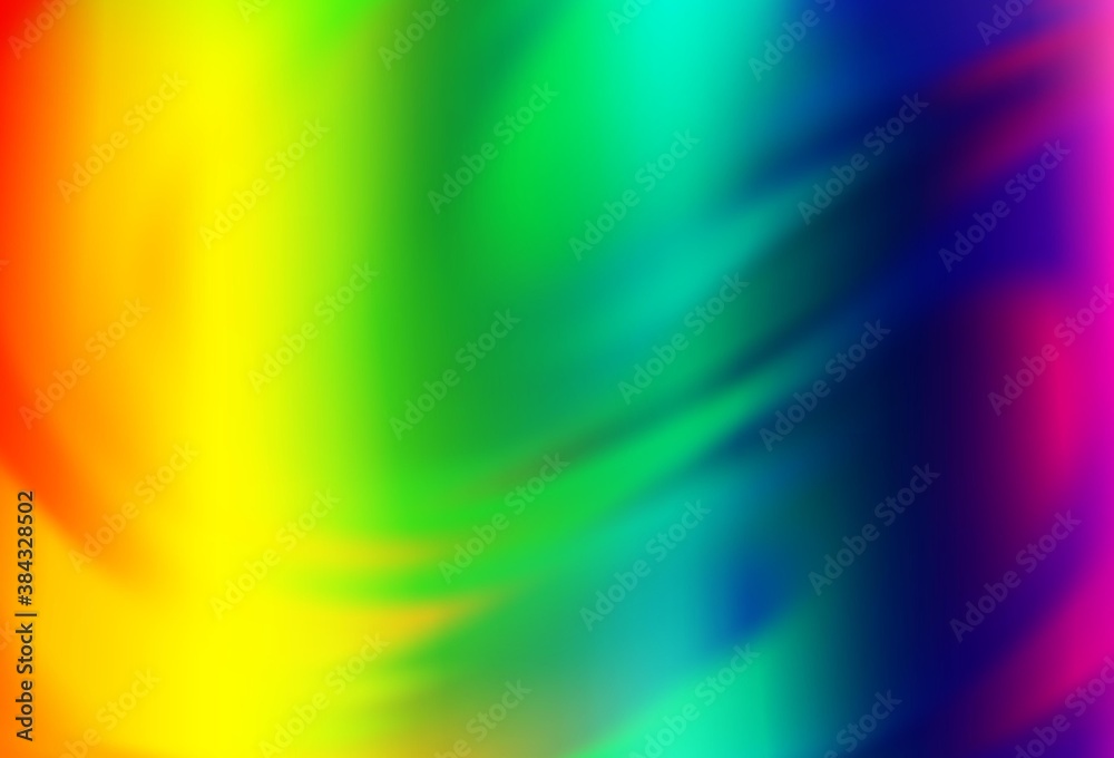 Obraz premium Light Multicolor, Rainbow vector abstract layout.