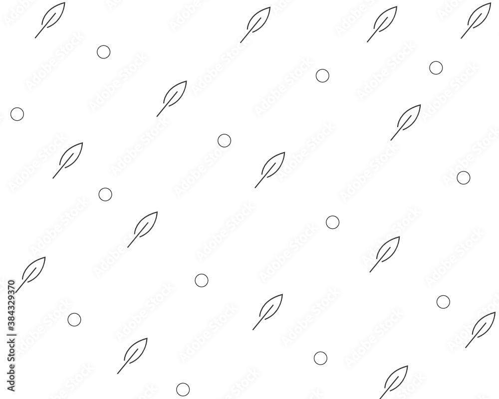 seamless leaf circle pattern with black and white background seamless leaf circle pattern with black and white background