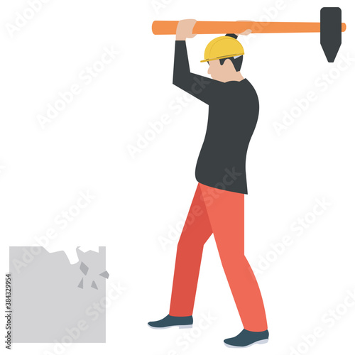 
A construction foreman to design buildings 
