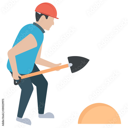 
A construction foreman to design buildings 
