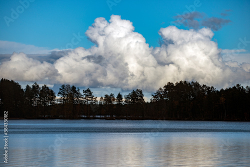 clouds over the lake © Mats