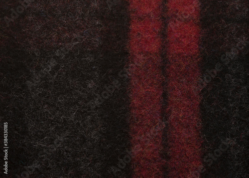 Red Scottish pattern on fabric photo