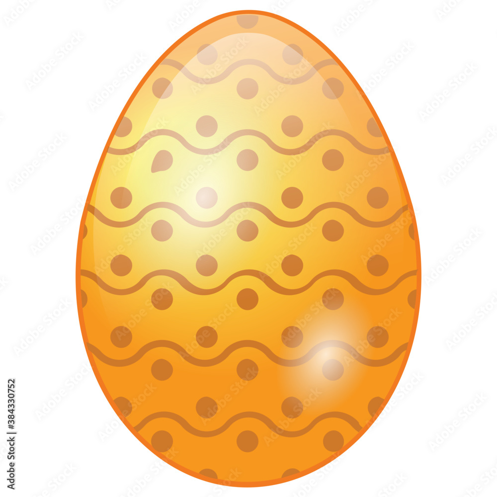 
A decorative egg for easter 
