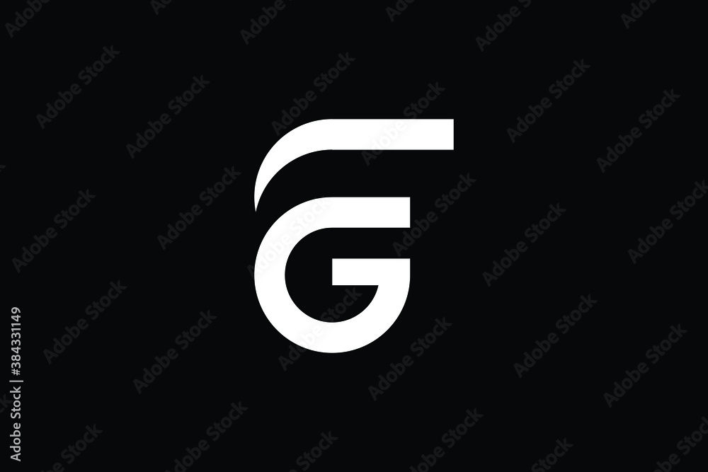 Minimal Innovative Initial FG logo and GF logo. Letter G F FG GF creative elegant Monogram. Premium Business logo icon. White color on black background Minimal Innovative Initial FG logo and GF logo. Letter G F FG GF creative elegant Monogram. Premium Business logo icon. White color on black background
