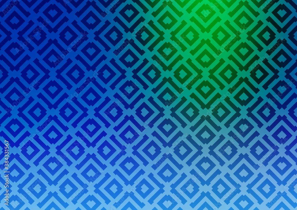 Light Blue, Green vector pattern with lines, rectangles. Light Blue, Green vector pattern with lines, rectangles.