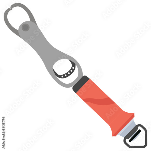 
Fishing accessories ardent plier icon 
