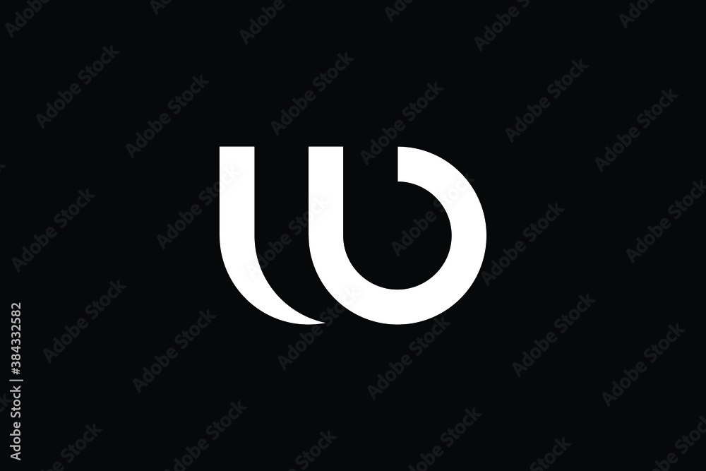 Minimal Innovative Initial WB logo and BW logo. Letter W B BW WB creative elegant Monogram. Premium Business logo icon. White color on black background Minimal Innovative Initial WB logo and BW logo. Letter W B BW WB creative elegant Monogram. Premium Business logo icon. White color on black background