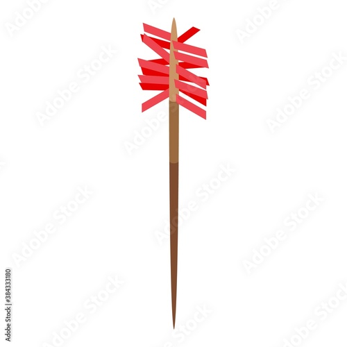 Party toothpick icon. Isometric of party toothpick vector icon for web design isolated on white background
