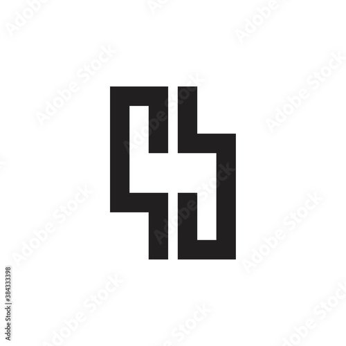 qb letter logo design vector