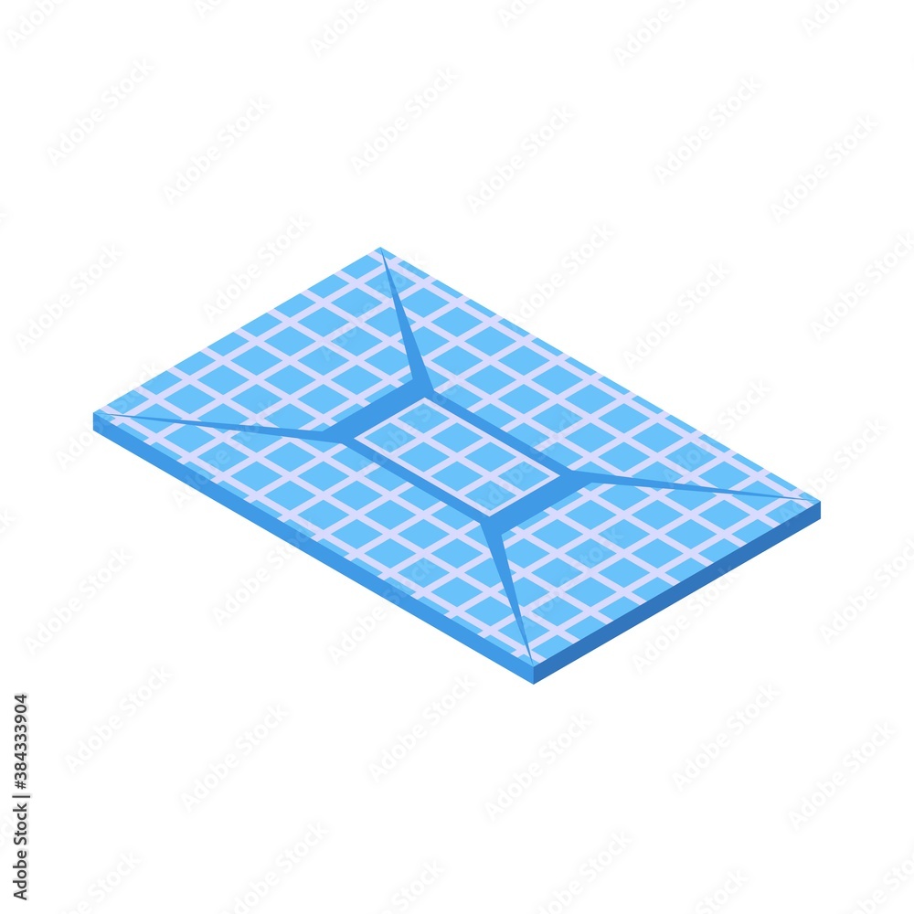 Mail envelope icon. Isometric of mail envelope vector icon for web design isolated on white background Mail envelope icon. Isometric of mail envelope vector icon for web design isolated on white background