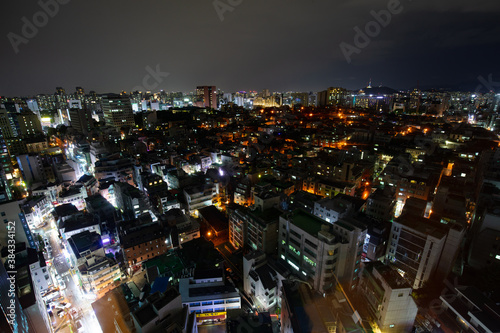 Seoul Skyline in South Korea