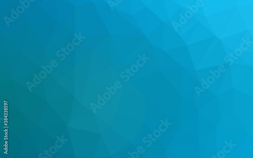 Light BLUE vector low poly texture.