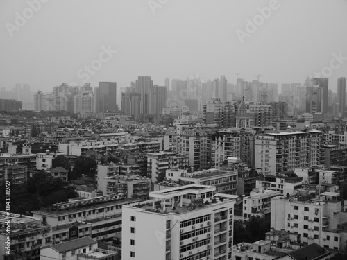 A panoramic view of buildings in China