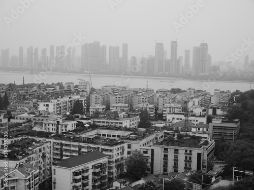 A panoramic view of buildings in China