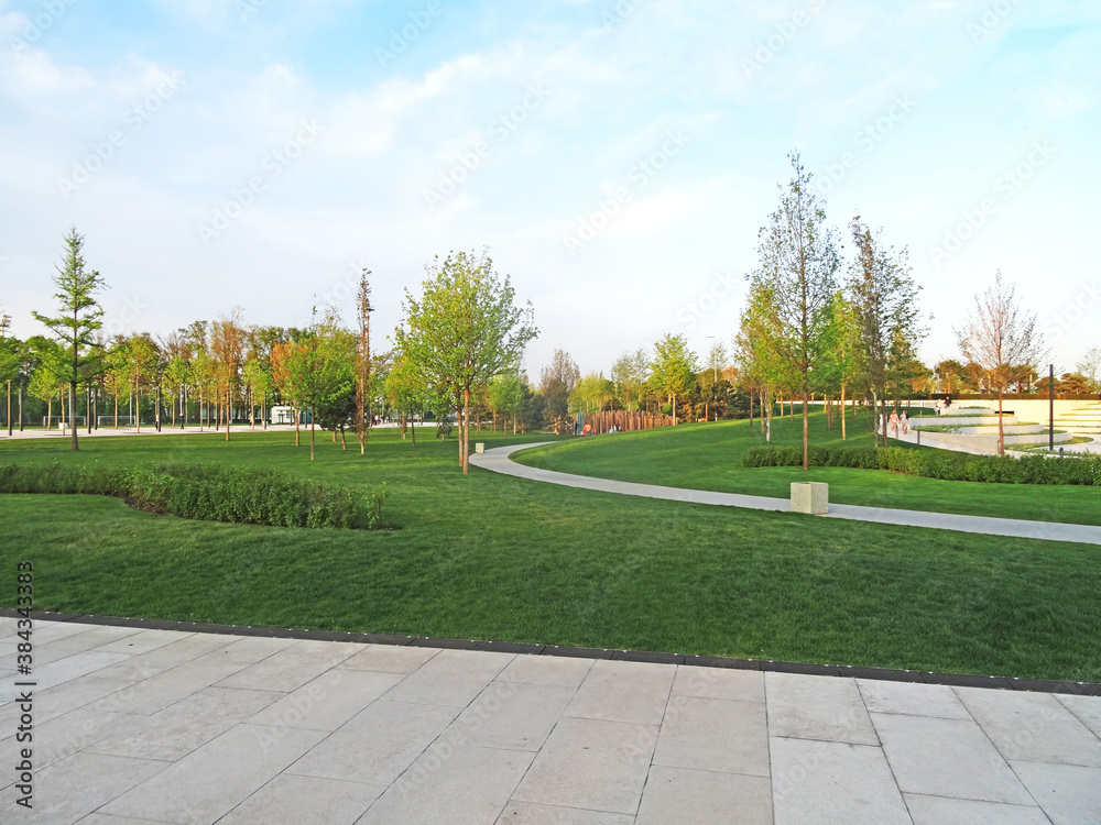 Fototapeta premium Early spring park.