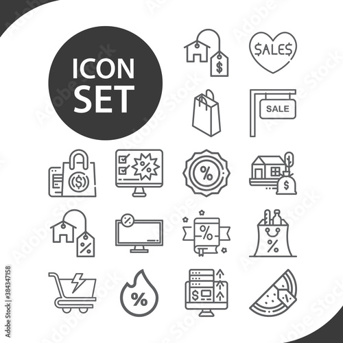 Simple set of s agreement related lineal icons.