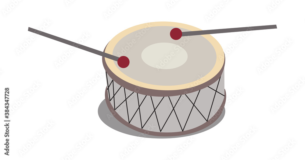drum isolated on white background vector design illustration drum isolated on white background vector design illustration