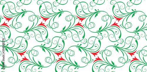 seamless floral pattern vector design illustration