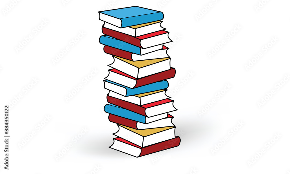 set of books vector design illustration set of books vector design illustration
