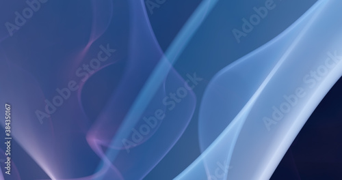Abstract defocused geometric curves 4k resolution background for wallpaper, backdrop and varied nature elegant design. Royal blue, dark purple and black colors.