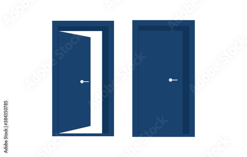 Doors filled vector design illustration