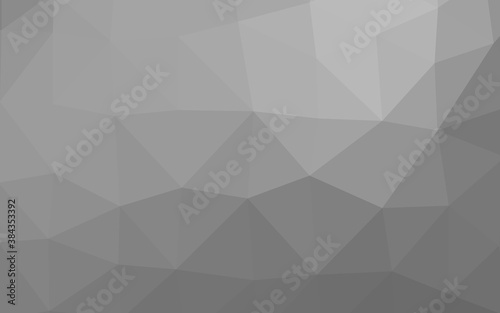Light Silver, Gray vector abstract mosaic pattern.