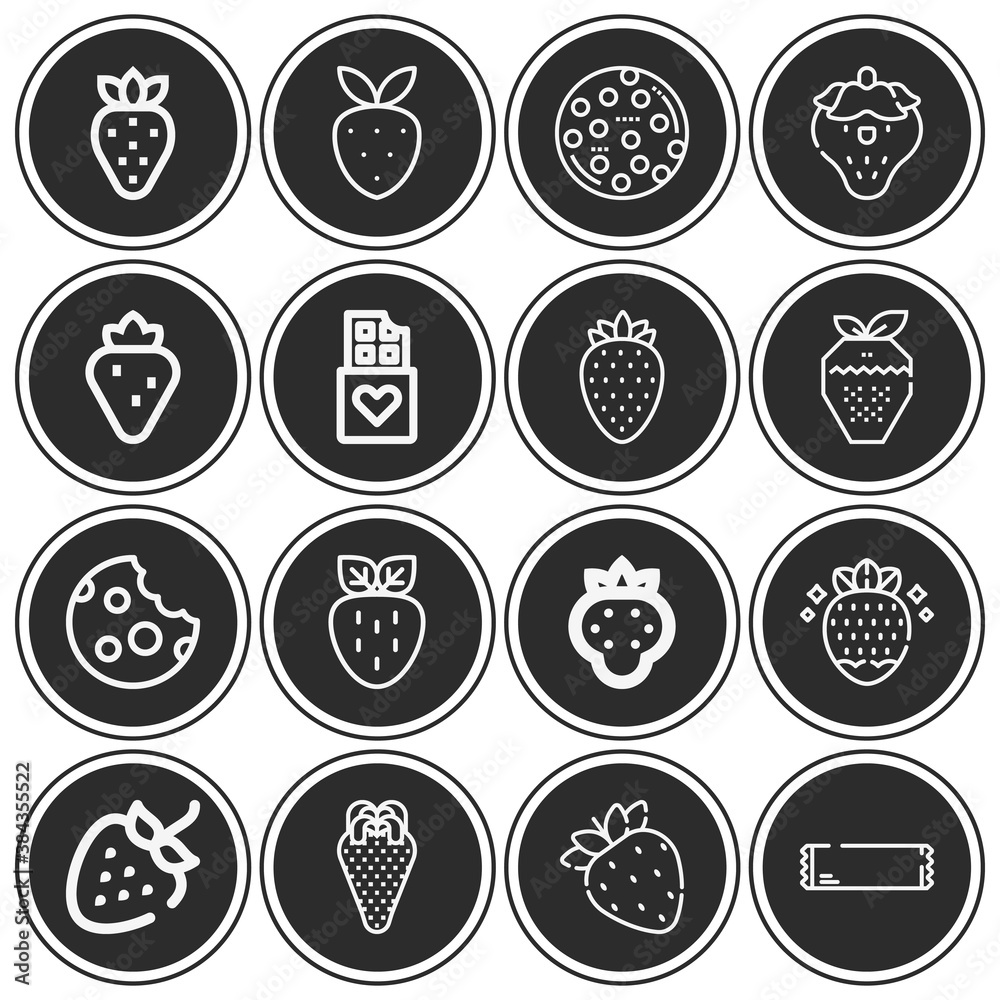 16 pack of chopped lineal web icons set 16 pack of chopped lineal web icons set