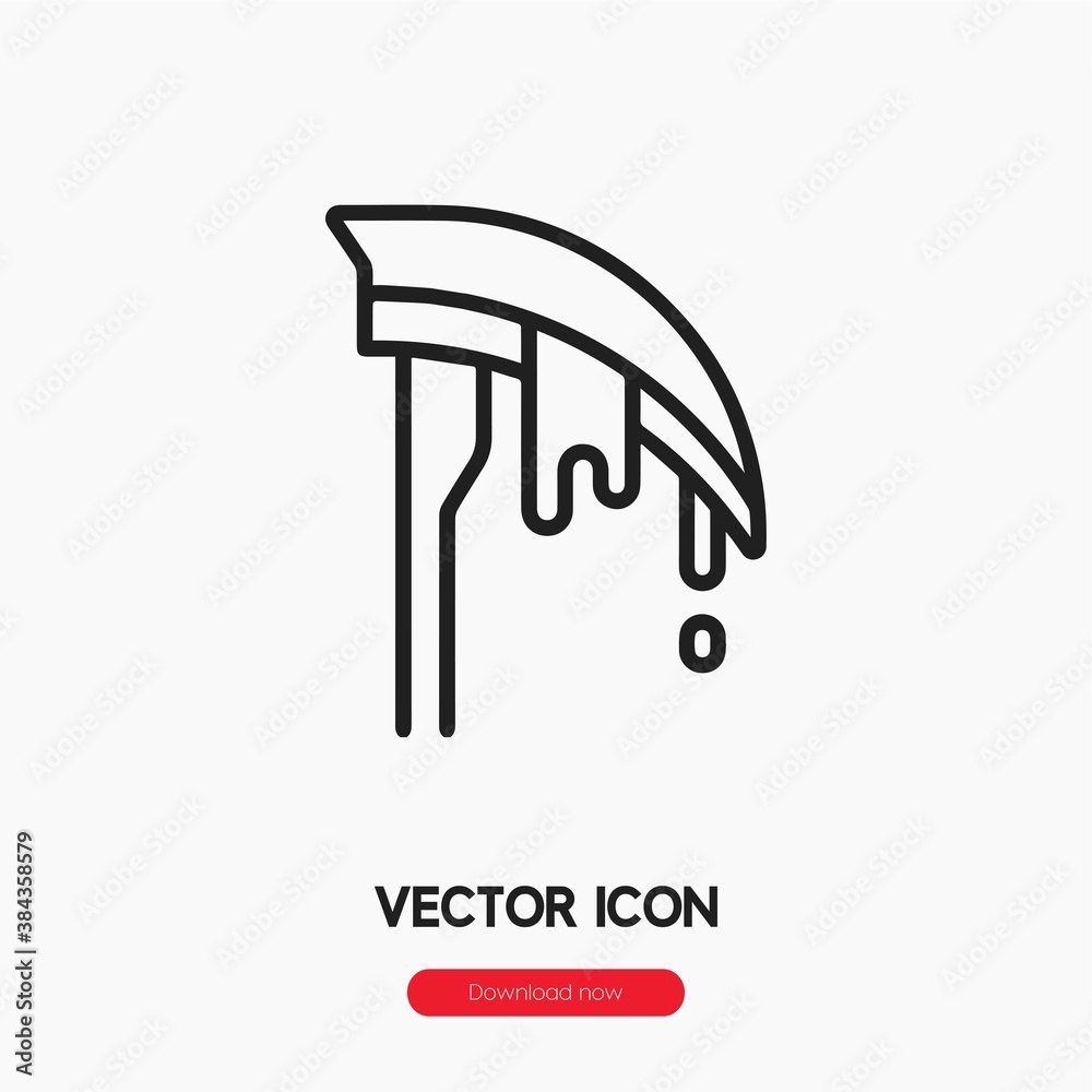 reaper scythe icon vector sign symbol reaper scythe icon vector sign symbol