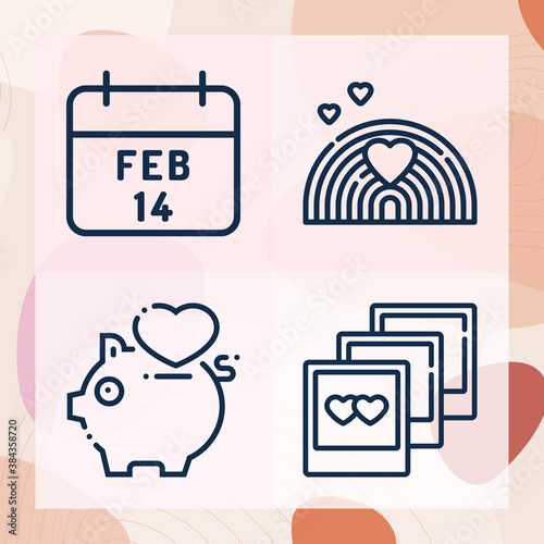 Simple set of sexes related lineal icons