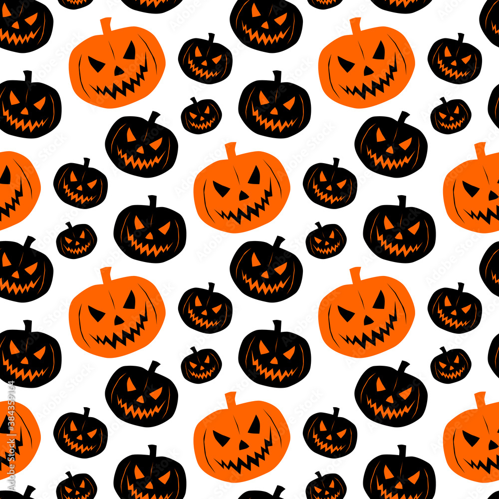seamless pumpkin pattern and background vector illustration seamless pumpkin pattern and background vector illustration