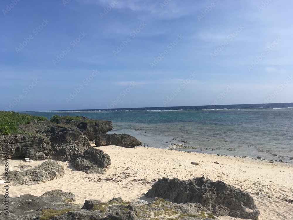 沖縄県黒島のビーチ