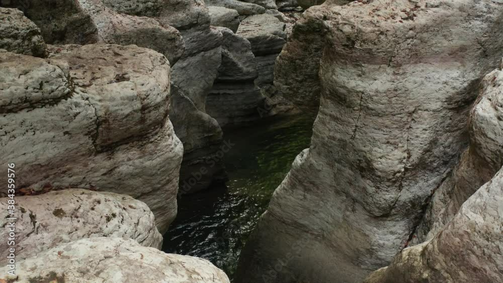 Summer. Beautiful view of waterfall landscape. Small waterfall in deep green forest scenery. Sochi, Russia nature. white rocks in Sochi. Sochi. White rocks canyon. Summer. Beautiful view of waterfall landscape. Small waterfall in deep green forest scenery. Sochi, Russia nature. white rocks in Sochi. Sochi. White rocks canyon.
