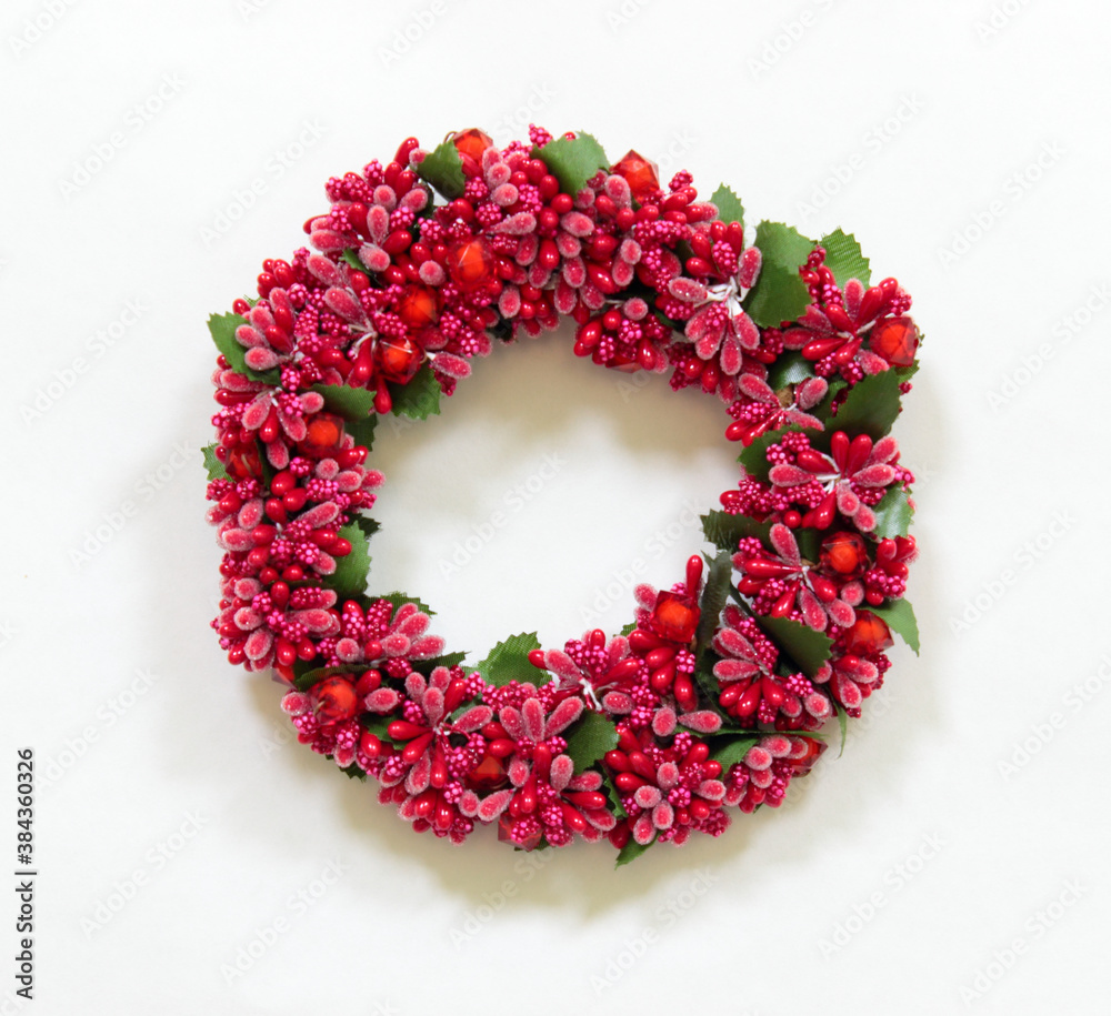 Door decoration wreath for christmas and other holidays