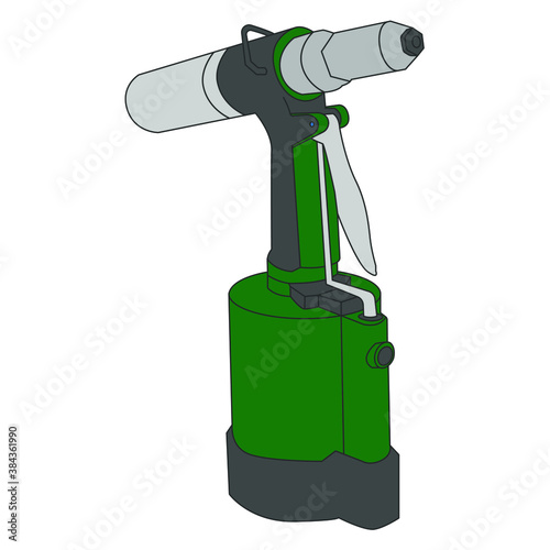 Air riveter icon. Perfect use for web, pattern, design, icon, ui, ux, etc.

