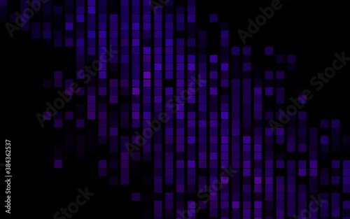 Dark Purple vector template with crystals, rectangles.